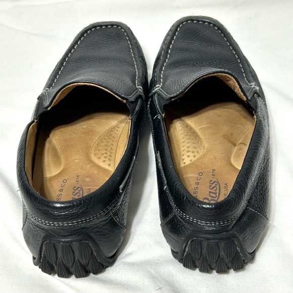 GH Bass & Co Mario Leather Driving Moccasins Size 8.5 Leather Loafers - Picture 9 of 11